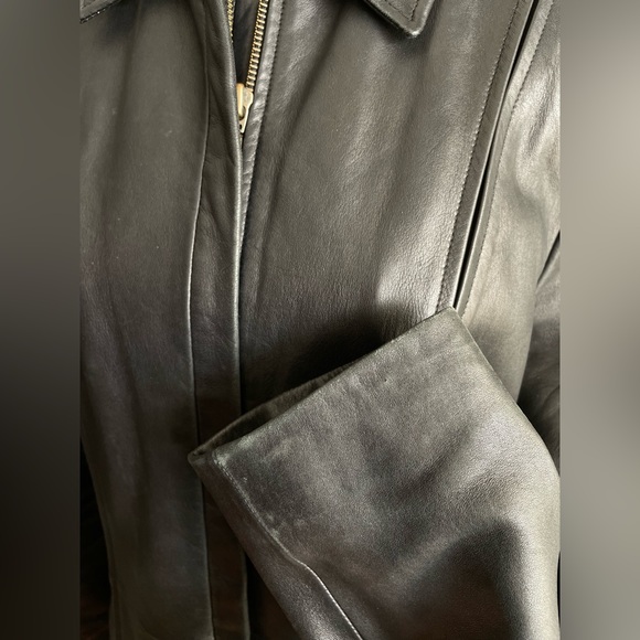 SOLD Black Vintage Danier Leather Jacket - Picture 9 of 16